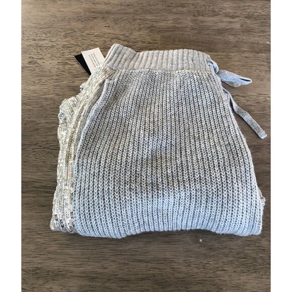 INC International Concepts Sequins Side Women’s Grey Knit Joggers - S - Picture 6 of 6